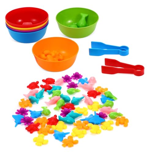 UPKOCH 1 Satz Lehrmittel für Meerestiere Kind Behälter Spiele Stapel Objekt Babys Mini Meerestierfiguren Farbsortierschalen Homeschool -Vorräte TPE UPKOCH 1 Satz Lehrmittel für Meerestiere Kind Behälter Spiele Stapel Objekt Babys Mini Meerestierfiguren Farbsortierschalen Homeschool -Vorräte TPE von UPKOCH
