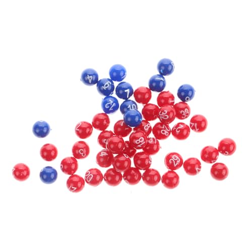UPKOCH 1 Satz Lotteriemaschine Plastikball Party Spiele lotto Kugeln Kugeln Glücksspiel Zubehör Bälle für Spiele Aktivitätspartybälle Billard- Lotterieball Hohle Plastikkugel von UPKOCH