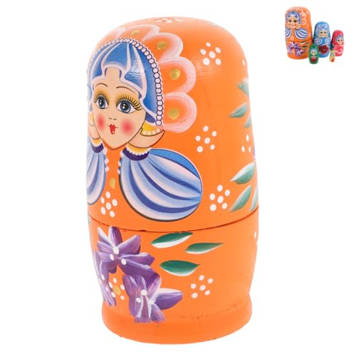 UPKOCH 1 Satz Matroschka-Puppenschmuck Nistpuppen für Weihnachts-Nistpuppe Geburtstagsgeschenk für Russische Puppen für Nistspielzeug Nistpuppen hölzern UPKOCH 1 Satz Matroschka-Puppenschmuck Nistpuppen für Weihnachts-Nistpuppe Geburtstagsgeschenk für Russische Puppen für Nistspielzeug Nistpuppen hölzern von UPKOCH