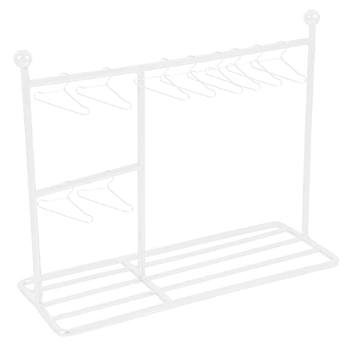 UPKOCH 1 Satz Mini-Aufhänger winzig Girly drinnen für Kleidung puppenstubenmöbel Dollhouse Furniture Clothing Hangers Clothes Rack Mini-Kleiderbügel-Display Kinderspielzeug Eisen Weiß UPKOCH 1 Satz Mini-Aufhänger winzig Girly drinnen für Kleidung puppenstubenmöbel Dollhouse Furniture Clothing Hangers Clothes Rack Mini-Kleiderbügel-Display Kinderspielzeug Eisen Weiß von UPKOCH