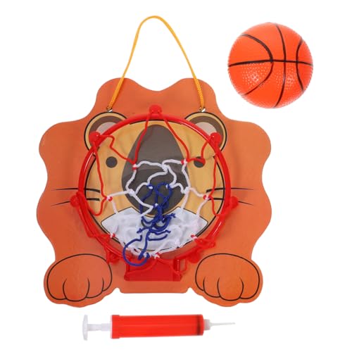 UPKOCH 1 Satz Mini Basketballkorb Set für Verstellbarer Indoor Basketballständer mit Inflatable Ball für Zuhause Büro und Schlafzimmer und Bewegung von UPKOCH
