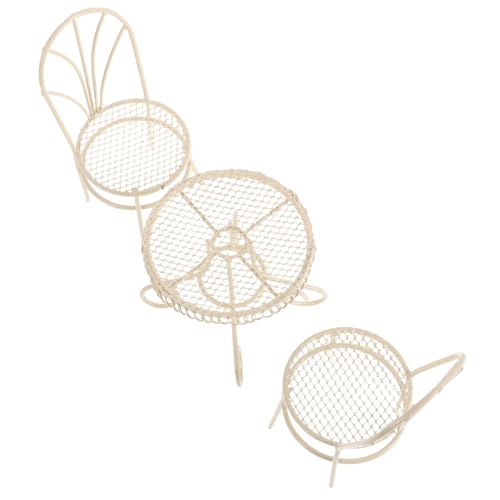 UPKOCH 1 Satz Mini Gartenmöbel Set für Puppenhaus Elegante Tisch und Stuhl Dekoration Simulierte Miniaturmöbel Vielseitiges Fotografie Zubehör für Kreative Inszenierungen Pflegeleicht UPKOCH 1 Satz Mini Gartenmöbel Set für Puppenhaus Elegante Tisch und Stuhl Dekoration Simulierte Miniaturmöbel Vielseitiges Fotografie Zubehör für Kreative Inszenierungen Pflegeleicht von UPKOCH