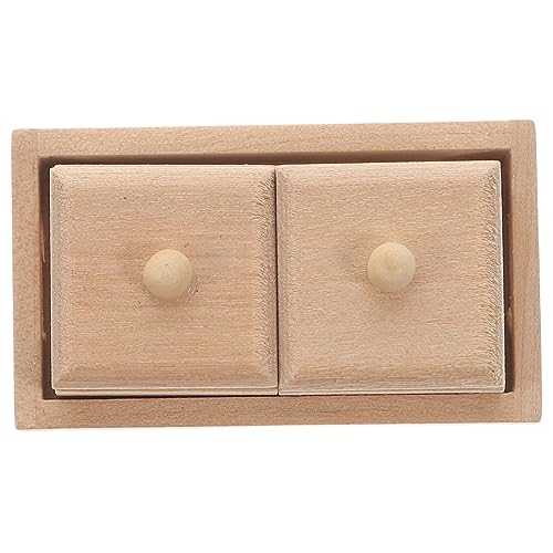 UPKOCH Puppenhaus Miniatur Aufbewahrungstablett Spielzeugmodell Mini Tablett Ornament Kinder Spielzeug Aufbewahrung von UPKOCH