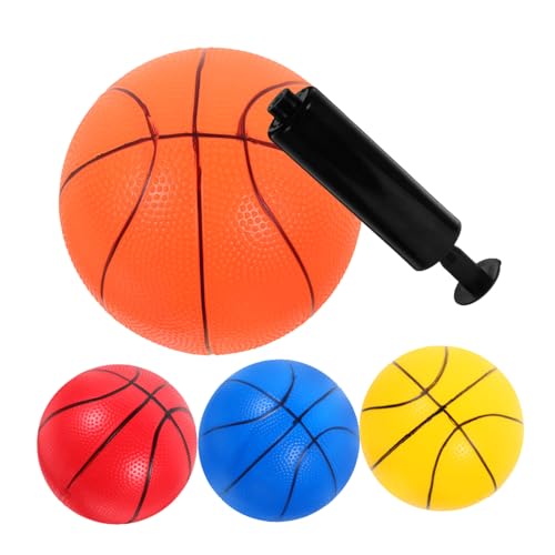 UPKOCH 1satz Basketball Spielzeug Für Farbige Bouncy Bälle Mit Pumpe Spaß Für Drinnen Und Draußen Für Aktive von UPKOCH