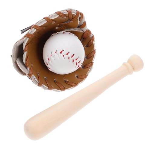 UPKOCH 1 Satz Miniatur Baseball für Puppenhäuser Teiliges Sportzubehör mit Holzschläger Handschuh und Ball für DIY Miniatur Szenen und Kreative Bastelprojekte UPKOCH 1 Satz Miniatur Baseball für Puppenhäuser Teiliges Sportzubehör mit Holzschläger Handschuh und Ball für DIY Miniatur Szenen und Kreative Bastelprojekte von UPKOCH