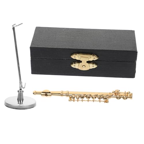 UPKOCH 1 Satz Modell Goldene Miniaturflöte Musikinstrumentenmodell - Miniaturflöte für Hausmodell - Musikalisches Dekorationsobjekt Miniaturinstrument Flötenverzierung Kupfer UPKOCH 1 Satz Modell Goldene Miniaturflöte Musikinstrumentenmodell - Miniaturflöte für Hausmodell - Musikalisches Dekorationsobjekt Miniaturinstrument Flötenverzierung Kupfer von UPKOCH