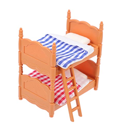 UPKOCH 1 Satz Möbelmodell winziges Puppentragen für kleine Mädchen stockbett bunk Bed puppenhauszubehör Miniaturmöbel Puppenhausdekoration Zubehör für Puppenhäuser Plastik von UPKOCH