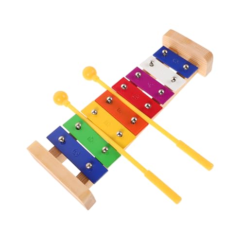 UPKOCH 1 Satz Montessori Holz Xylophon für Buntes Noten Percussion Instrument mit Schlägeln Sicheres Lernspielzeug Musikalischen Entwicklung und Kreativität UPKOCH 1 Satz Montessori Holz Xylophon für Buntes Noten Percussion Instrument mit Schlägeln Sicheres Lernspielzeug Musikalischen Entwicklung und Kreativität von UPKOCH