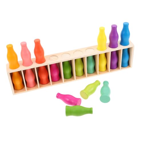 UPKOCH 1 Satz Montessori Holzspielzeug zur Farbenzuordnung Sensory Toy Hand Augen Koordination und Kognitiven Fähigkeiten für Kleinkinder und Vorschulkinder Gruppenaktivitäten und UPKOCH 1 Satz Montessori Holzspielzeug zur Farbenzuordnung Sensory Toy Hand Augen Koordination und Kognitiven Fähigkeiten für Kleinkinder und Vorschulkinder Gruppenaktivitäten und von UPKOCH
