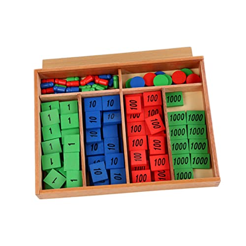 UPKOCH Mathematisches Lernspielzeug Für Kinder Lernspielzeug Aus Holz Farbsortierung Kleinkinder Lernspiel Kinderspielzeug von UPKOCH