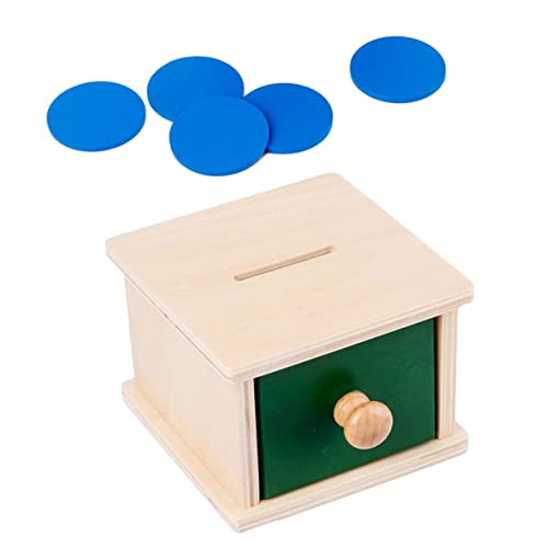 UPKOCH 1 Satz Münzbox Für Sinnvolles Frühpädagogisches Feines Bewegungsspielzeug Auge-Hand-koordinationsspielzeug Kinderspielzeug Lehrmittel Holz UPKOCH 1 Satz Münzbox Für Sinnvolles Frühpädagogisches Feines Bewegungsspielzeug Auge-Hand-koordinationsspielzeug Kinderspielzeug Lehrmittel Holz von UPKOCH