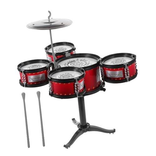 UPKOCH Kinder Schlagzeug Kinder Jazz Schlagzeug Lernspielzeug Kleinkinder Schlaginstrumente Spielset Für Partys von UPKOCH