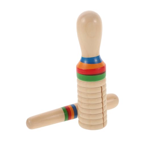 UPKOCH 1 Satz Musikinstrument aus Holz kinderinstrumente Percussion Toys musikinstrumente für Schallschlauch pädagogisches Instrument für Bambus Beige von UPKOCH