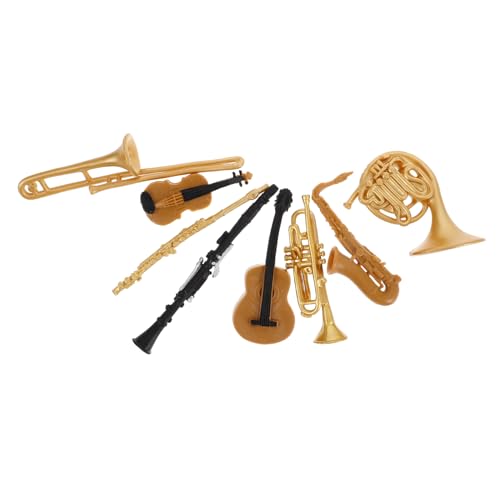 UPKOCH 1 Satz Musikinstrumentenset Saxophon-partydekorationen Dekoration Von Musikinstrumentenmodellen Saxophon-tanzspielzeug Mini-Saxophon- Saxophon Plastik von UPKOCH