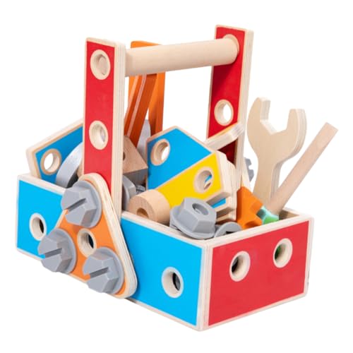 UPKOCH 1 Satz Nut -Toolbox - Tun So, DASS Sie Kinderwerkzeug Lustiges Kinderspielzeug Werkzeugspielzeug Für Werkzeugset Für Hölzern Bunt UPKOCH 1 Satz Nut -Toolbox - Tun So, DASS Sie Kinderwerkzeug Lustiges Kinderspielzeug Werkzeugspielzeug Für Werkzeugset Für Hölzern Bunt von UPKOCH