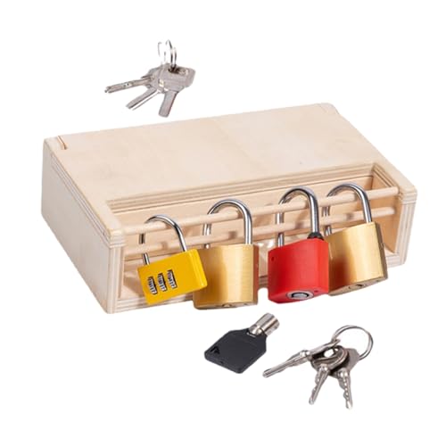 UPKOCH 1 Satz Öffne Die Kiste Spielversorgung Spielzubehör Kleinkind Zubehör Kleinkindversorgung Hölzern UPKOCH 1 Satz Öffne Die Kiste Spielversorgung Spielzubehör Kleinkind Zubehör Kleinkindversorgung Hölzern von UPKOCH