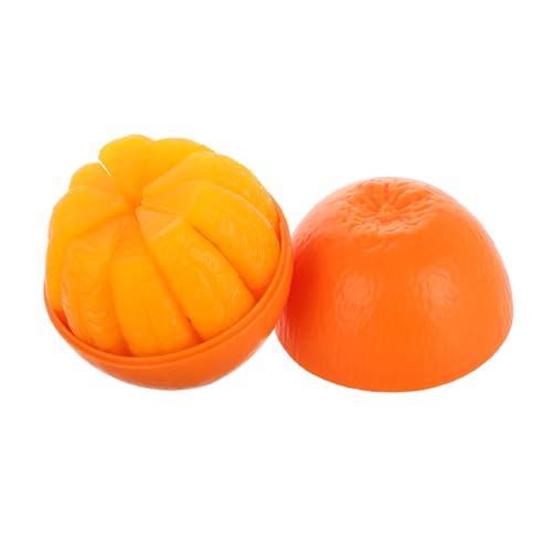 UPKOCH 1 Satz Orangefarbenes Kinderpuzzle Obst-Puzzle- Süße Puzzlewürfel Würfelpuzzle Für Fruchtwürfel Kunststoff Kunststoff von UPKOCH