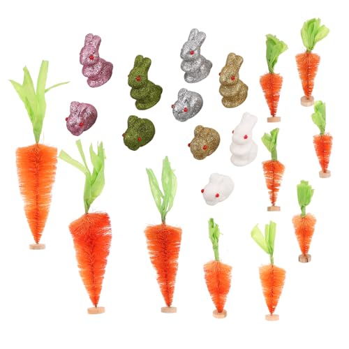 UPKOCH 1 Satz Osterdesktop -Ornamente -Karotten-gartendekoration Karotten-Party-Dekorationen Ostern Rustikale Einrichtung Künstliche Karotte Mini-Figuren Zu Ostern Glitzer Hase Holz UPKOCH 1 Satz Osterdesktop -Ornamente -Karotten-gartendekoration Karotten-Party-Dekorationen Ostern Rustikale Einrichtung Künstliche Karotte Mini-Figuren Zu Ostern Glitzer Hase Holz von UPKOCH