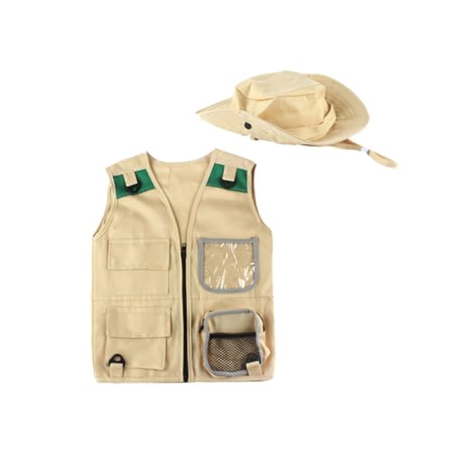 UPKOCH 1 Satz Outdoor-Hut Kinderhut Cartoon-Aufkleber -Halloween-kostüm-Outfit Zwerge Rollenspielweste Gnom Lustig Vorschulkind Bausatz Kleinkind-Puzzle Figur Stoff Khaki UPKOCH 1 Satz Outdoor-Hut Kinderhut Cartoon-Aufkleber -Halloween-kostüm-Outfit Zwerge Rollenspielweste Gnom Lustig Vorschulkind Bausatz Kleinkind-Puzzle Figur Stoff Khaki von UPKOCH