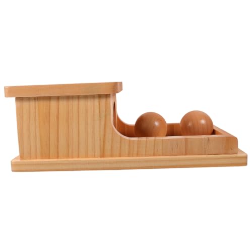 UPKOCH 1 Satz Pitching-Box Für Die Früherziehung Lernspielzeug Für Ballbehälter Für Kognitionsspielzeug Für Kinderspielzeug Ball Drop- Für Holz von UPKOCH