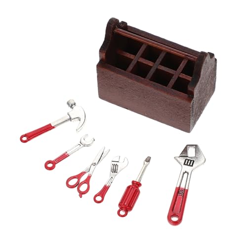 UPKOCH Mini- - -Set 1 Set Mit Winzigen Reparaturwerkzeugen Kleiner Werkzeugkasten Für -Set Puppenhaus-Modell von UPKOCH