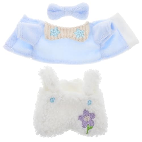 UPKOCH Puppenkleidung Für Puppen Pullover- Und Hemdkollektion Für Plüschtiere Lustige Und Vielseitige Outfits Zum Spielen von UPKOCH