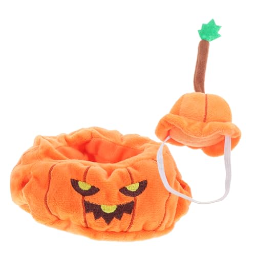 UPKOCH Basteln Sie Miniatur-Kleidung Kürbis-deko-Kappe Für Anziehpuppen Winziges Kleidungsornament Für Halloween-Spiele von UPKOCH