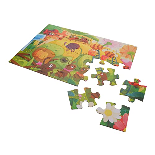 UPKOCH 1 Satz Puzzle Lernen Kleine Rätsel Für Kleinkindjunge Rätsel Rätsel Vorschulrätsel Lernen Rätsel Kleinkind Kindergarten Lernspiele Papier von UPKOCH