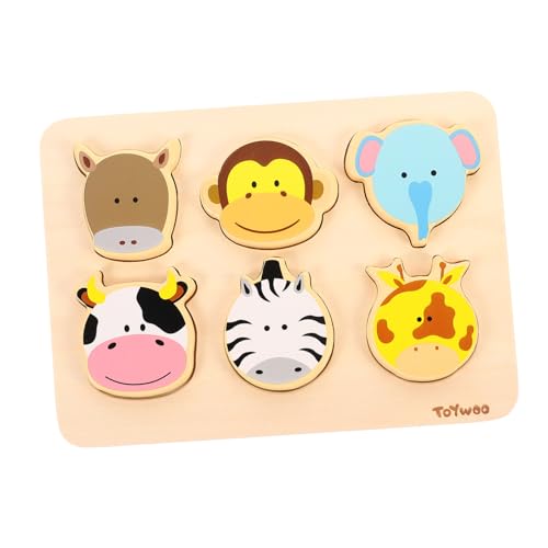 UPKOCH Form-Matching-lernspielzeug Holz-Puzzle Für Kinder 1 Set 3D-Puzzle Kinder-erkenntnis Sicher Für von UPKOCH