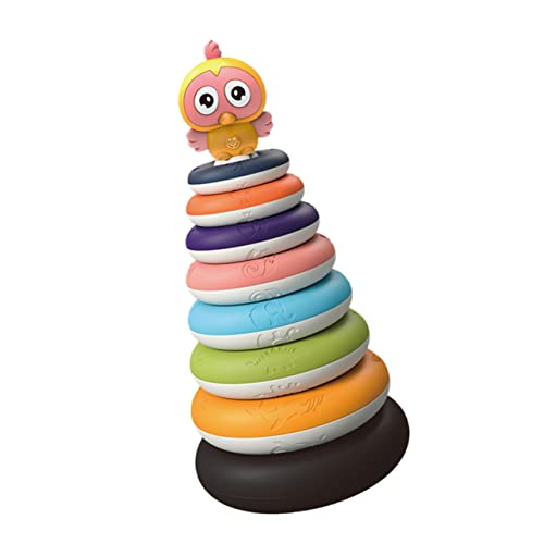 UPKOCH 1 Satz Regenbogen- kinderspielzeug bastelsets für Kreatives bausteine spielsachen Regenbogenring Stapelblock für Plastik UPKOCH 1 Satz Regenbogen- kinderspielzeug bastelsets für Kreatives bausteine spielsachen Regenbogenring Stapelblock für Plastik von UPKOCH
