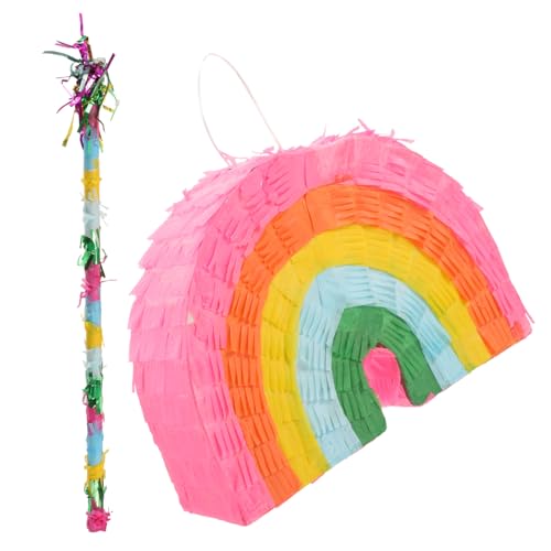 UPKOCH 1satz Rainbow Pinata Für Kindergeburtstag Teiliges Mit Buntem Design Und Pinata Stock Dekoration Für Feiern Fiestas Und Überraschungen UPKOCH 1satz Rainbow Pinata Für Kindergeburtstag Teiliges Mit Buntem Design Und Pinata Stock Dekoration Für Feiern Fiestas Und Überraschungen von UPKOCH