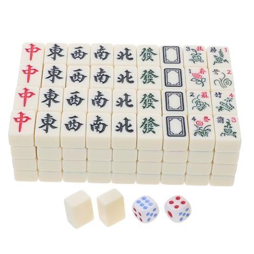 UPKOCH 1 Satz Reise Mini Mahjong nur Retro faltbar im Freien tragbar Brettspiele UPKOCH 1 Satz Reise Mini Mahjong nur Retro faltbar im Freien tragbar Brettspiele von UPKOCH