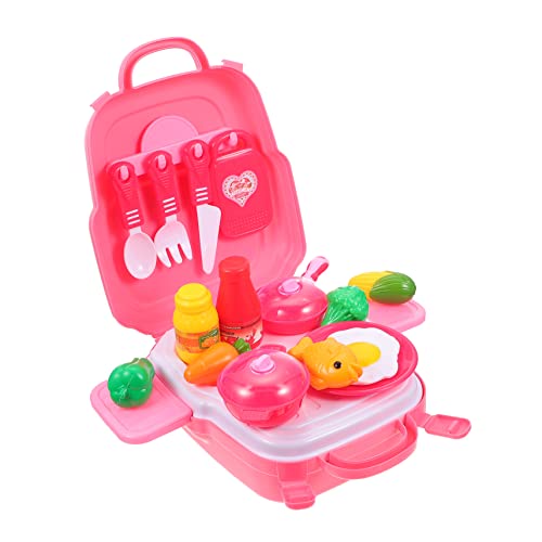 UPKOCH Set Kinderküchen-Spielzeug Pädagogisches Kochspielhaus Pädagogisches Kinderspielzeug von UPKOCH