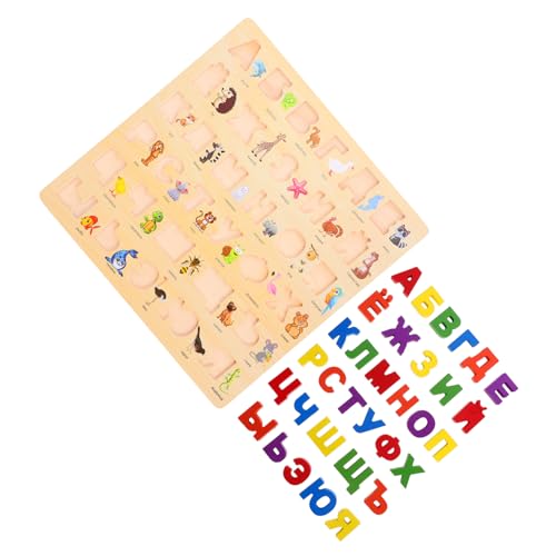 UPKOCH 1 Satz Russisches Brief Puzzle lehrreich Name Kleinkind rätsel Sprache Alphabet für Bildungsspielzeug Alphabet-Puzzle-Brett passendes für Vorschulkinder Holz UPKOCH 1 Satz Russisches Brief Puzzle lehrreich Name Kleinkind rätsel Sprache Alphabet für Bildungsspielzeug Alphabet-Puzzle-Brett passendes für Vorschulkinder Holz von UPKOCH