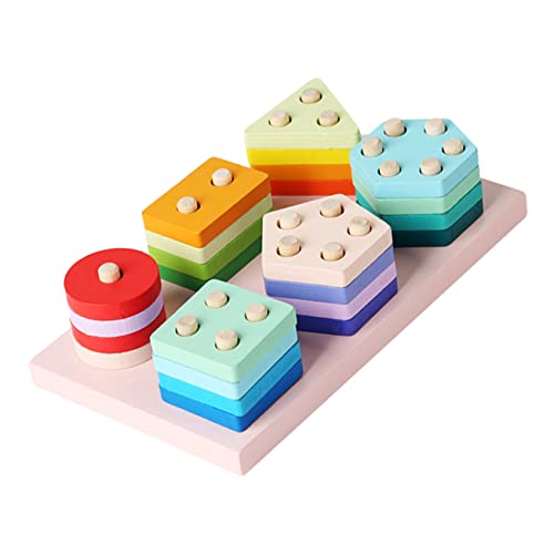 UPKOCH Holz-formsortierpuzzle Für Kleinkinder Montessori-lernspielzeug Für 1–3-jährige Jungen Und Mädchen Spielzeug Zur Der Feinmotorik UPKOCH Holz-formsortierpuzzle Für Kleinkinder Montessori-lernspielzeug Für 1–3-jährige Jungen Und Mädchen Spielzeug Zur Der Feinmotorik von UPKOCH