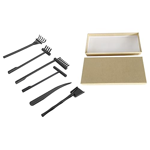 UPKOCH 1 Satz Sandrechen-Set Zen-gartenrechen Rechen Für Die Gartenarbeit Mit Meditation Sandbox Zen Small Rake Sand -Raking -Zen -Garten Zen-Sand-gartengeräte Schwarz Plastik UPKOCH 1 Satz Sandrechen-Set Zen-gartenrechen Rechen Für Die Gartenarbeit Mit Meditation Sandbox Zen Small Rake Sand -Raking -Zen -Garten Zen-Sand-gartengeräte Schwarz Plastik von UPKOCH