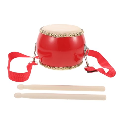 UPKOCH 1 Satz Satz Gongs und Trommeln Handtrommel für Kinderinstrumente Handtrommel für Kleinkinder Trommel mit Drumsticks Kindertrommel trommeln Plastik von UPKOCH