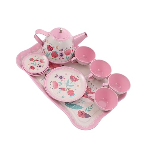 UPKOCH 1 Satz Satz Nachmittagstee Kinderspielzeug Nachmittagstee Spielset Aus Metall Mädchen Cartoon-Muster Vortäuschen Spielset Weißblech Rosa UPKOCH 1 Satz Satz Nachmittagstee Kinderspielzeug Nachmittagstee Spielset Aus Metall Mädchen Cartoon-Muster Vortäuschen Spielset Weißblech Rosa von UPKOCH