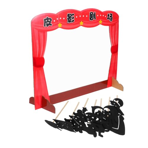 UPKOCH Schattenpuppentheater-Set Für Kinder Puppen-bastelset Für Interaktive Erzählspiele von UPKOCH