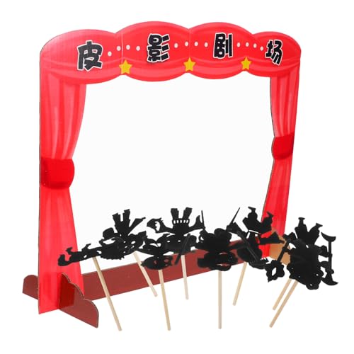 UPKOCH Interaktives Puppentheater Für Kinder - Schattenpuppenspiel-Sets Kreatives Spielzeug von UPKOCH