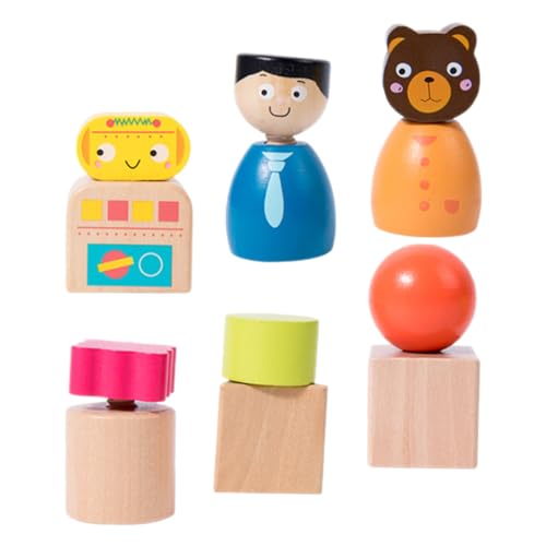 UPKOCH 1satz Junge Mädchen Lernspielzeug Aus Holz Schrauben Und Muttern Montage Spielzeug Für Junge Mädchen Fördert Kognitive Fähigkeiten Und Problemlösungsfähigkeiten Sicheres Und von UPKOCH