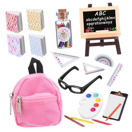 UPKOCH Simulierte Mini-bleistifte Set 1 Set Von Miniatur-Buch Schultasche Modell Für Kreative Pädagogische Spielzeug UPKOCH Simulierte Mini-bleistifte Set 1 Set Von Miniatur-Buch Schultasche Modell Für Kreative Pädagogische Spielzeug von UPKOCH