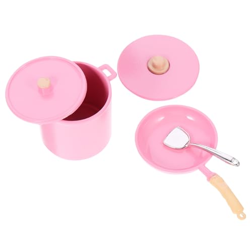 UPKOCH Puppenhaus-küchenzubehör-Set Mit Mini-Topf Und Pfanne Spieltöpfe Für Jungen Und Mädchen Spielzeug Zum Rollenspiel von UPKOCH