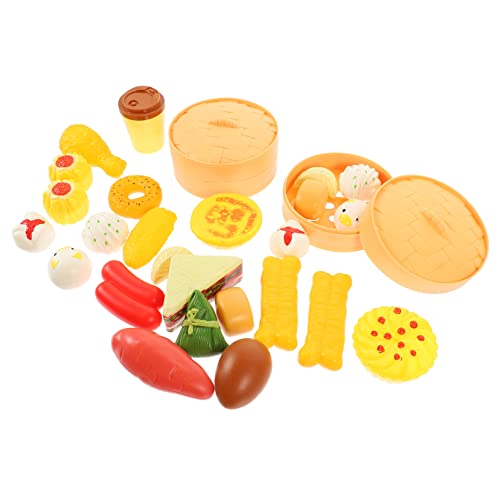 UPKOCH 1 Satz Simulierte Frühstücksdesserts Simuliertes Knödelmodell Frühstücksmodell Frühstücksspielzeug Lebensmittelmodell Kinderspielzeug Dolly- - Plastik von UPKOCH