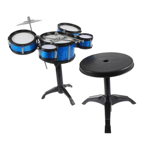 UPKOCH 1 Satz Simulierte Jazztrommel lustige Musikspielzeuge Musikspielzeug für Musikinstrumente für Vorschulkinder Musikalische Trommel Schlagzeug Metallbeschläge Blau UPKOCH 1 Satz Simulierte Jazztrommel lustige Musikspielzeuge Musikspielzeug für Musikinstrumente für Vorschulkinder Musikalische Trommel Schlagzeug Metallbeschläge Blau von UPKOCH