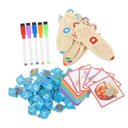UPKOCH 1 Satz Sortierspielzeug aus Holz aufklärung für kinderspielzeuge spielsachen Alphabet-Puzzle- Alphabet-Buchstabierspiele für hölzern UPKOCH 1 Satz Sortierspielzeug aus Holz aufklärung für kinderspielzeuge spielsachen Alphabet-Puzzle- Alphabet-Buchstabierspiele für hölzern von UPKOCH