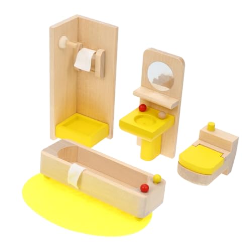 UPKOCH 1 Set Mini Küche Spielzeug Für Mädchen Miniatur Möbel Set Mini Bad Dekorative von UPKOCH