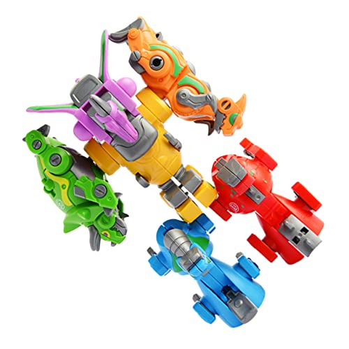 UPKOCH 1 Satz Spielzeug Verwandeln Auto Verwandeln Lernspielzeug Verwandlungsspielzeug Rc Auto Transformierendes Spielzeug Roboterfahrzeug Auto Spielzeug Kind Gebaut Plastik Mech-Krieger von UPKOCH