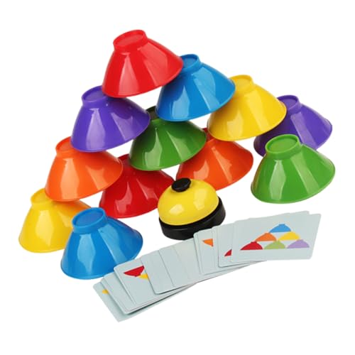 UPKOCH 1 Satz Stapelbares Schüsselspielzeug -Handy Tassen stapeln Spiele Kleinkindspielzeug kinderspiel interaktives Spiel zum Stapeln von Bechern Lernen pp von UPKOCH