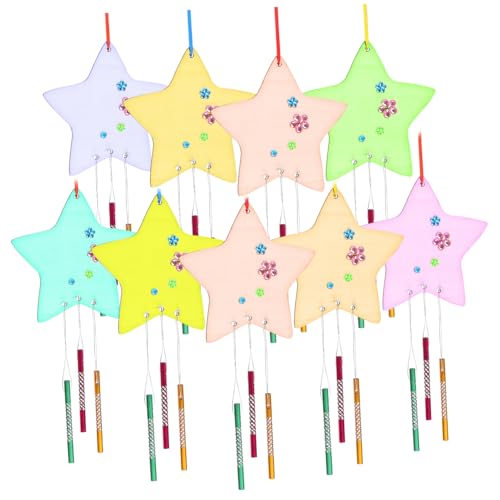 UPKOCH Windspiel-Set Für Kinder Windspiel Aus Holz Bastelset Pinsel Seile Dekoratives Fensterspiel UPKOCH Windspiel-Set Für Kinder Windspiel Aus Holz Bastelset Pinsel Seile Dekoratives Fensterspiel von UPKOCH